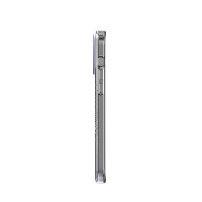 Apple iPhone 15 Pro Max Kılıf M-safe Şarj Özellikli Çift IMD Baskılı Lisanslı Switcheasy Artist-M Veil Kapak Mor