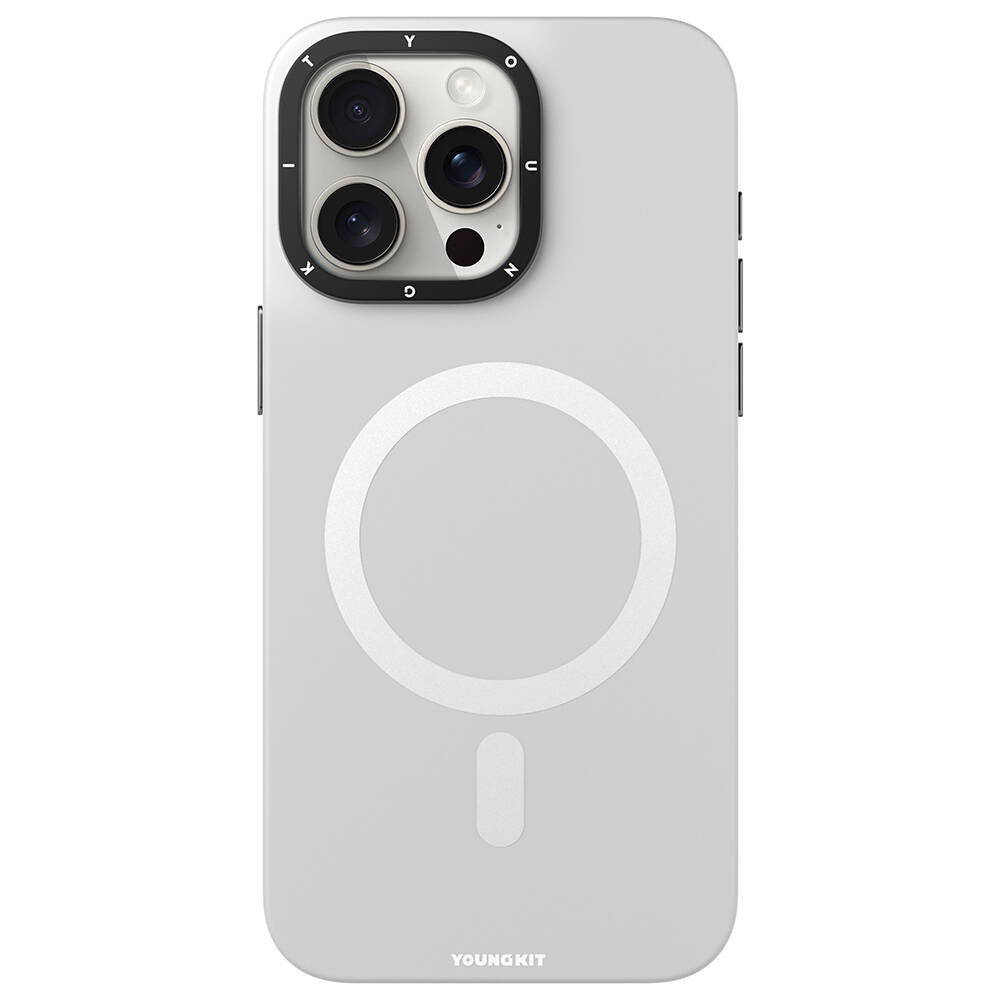 Apple iPhone 15 Pro Max Case with M-safe Charging Feature, Scratch and Wear Resistant Youngkit Velvet Series Cover Blue 