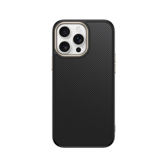 Apple iPhone 15 Pro Max Kılıf M-safe Şarj Özellikli Karbon Fiber Görünümlü Zore Antina Kapak