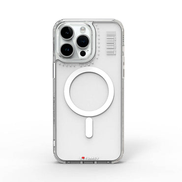 Apple iPhone 15 Pro Max Kılıf M-safe Şarj Özellikli Şeffaf Transparan Wiwu Turkey D Serisi Kapak