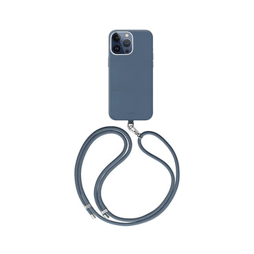 Apple iPhone 15 Pro Max Kılıf M-safe Şarj Özellikli Soft Arka Yüzey Askı İpli Coehl Muse Kapak Rose Gold