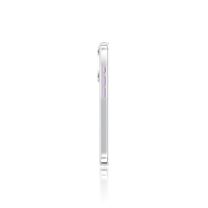 Apple iPhone 15 Pro Max Kılıf M-safe Şarj Özellikli Standlı Pynana Dancing Streamer Serisi Kapak Beyaz