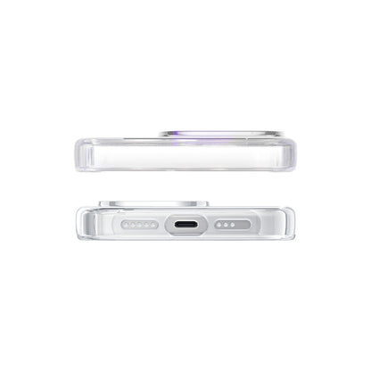 Apple iPhone 15 Pro Max Kılıf M-safe Şarj Özellikli Standlı Pynana Dancing Streamer Serisi Kapak Mor