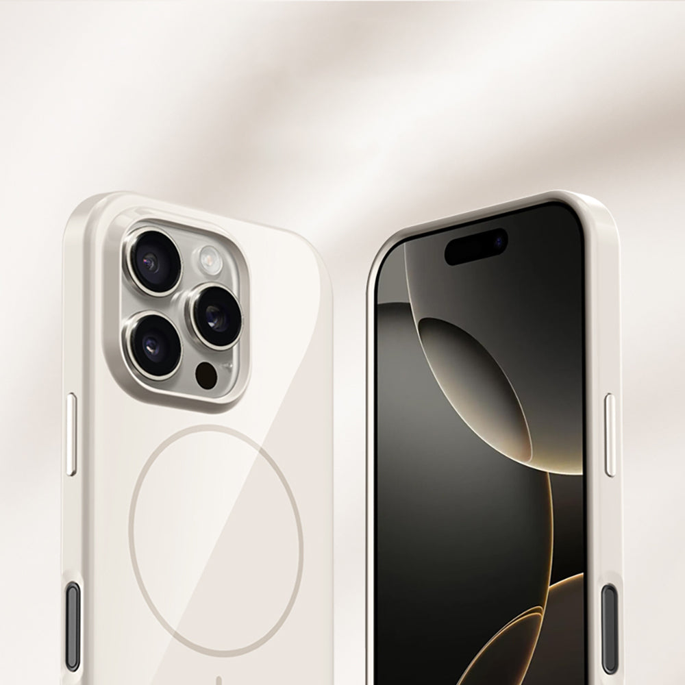 Apple iPhone 15 Pro Max Kılıf M-safe Şarj Özellikli Wlons Frego Kapak Mavi