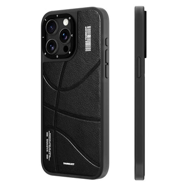 Apple iPhone 15 Pro Max Case M-safe Charging Feature Youngkit Backboard Series Leather Cover Blue 