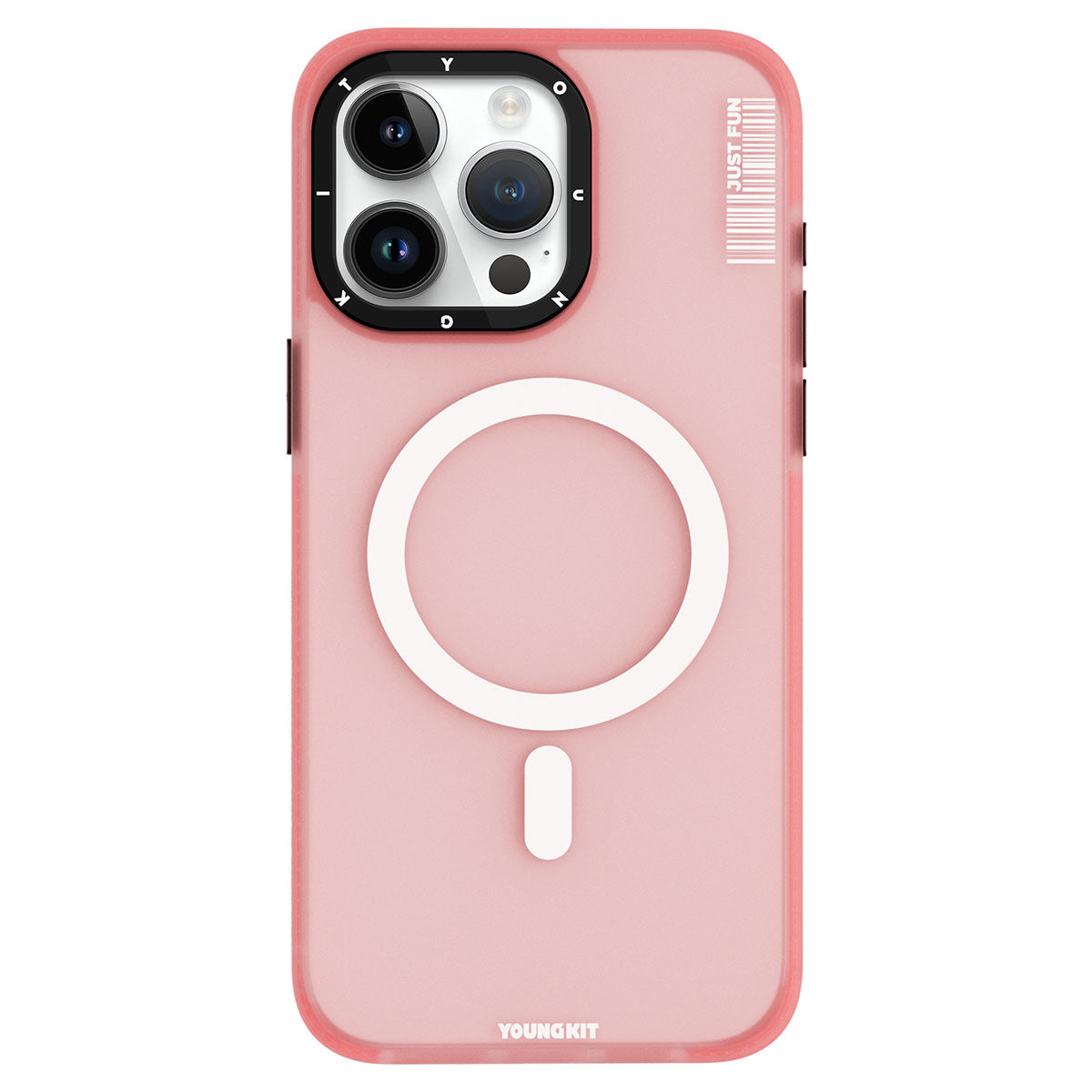 Apple iPhone 15 Pro Max Case M-safe Charging Feature Youngkit Colored Sand Series Cover Blue 
