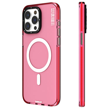 Apple iPhone 15 Pro Max Kılıf M-safe Şarj Özellikli YoungKit Crystal Color Serisi Kapak