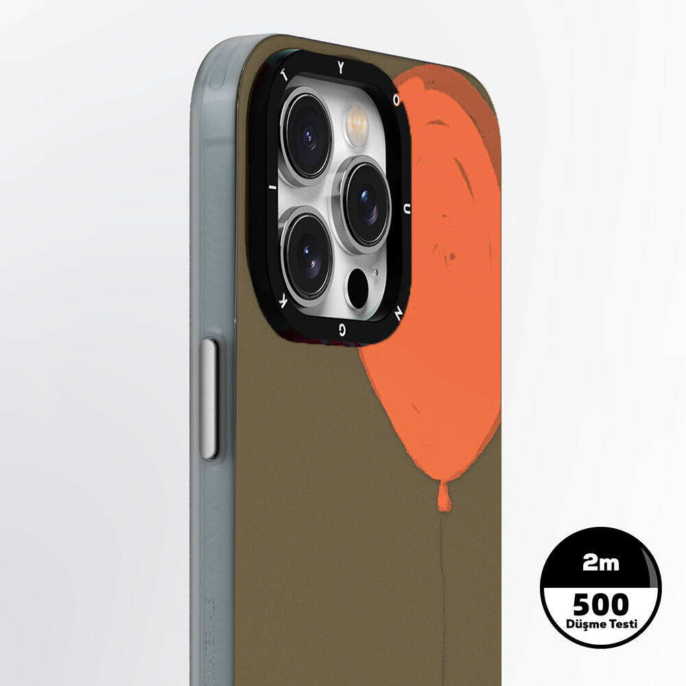 Apple iPhone 15 Pro Max Case M-safe Charging Feature Youngkit Orange Series Flying Balloon Cover Orange 