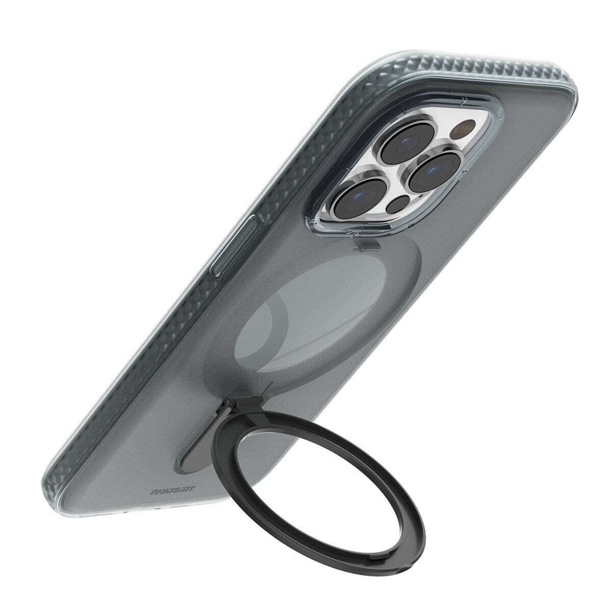 Apple iPhone 15 Pro Max Case M-safe Charging Feature Youngkit Rock Series Cover Black 