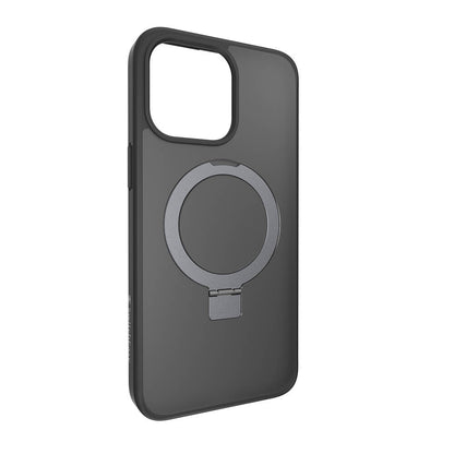 Apple iPhone 15 Pro Max Kılıf M-safe Şarj Özellikli Yüzük Standlı Lisanslı Switcheasy Magstand-M Kapak Renksiz