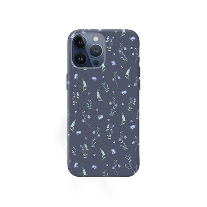 Apple iPhone 15 Pro Max Kılıf Mini Çayır Çiçekleri Desenli Coehl Prairie Kapak Pembe Açık