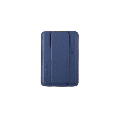 Apple iPhone 15 Pro Max Kılıf SkinArma Şeffaf M-safe Şarj Özellikli Kado Kartlıklı Saido Kapak Siyah