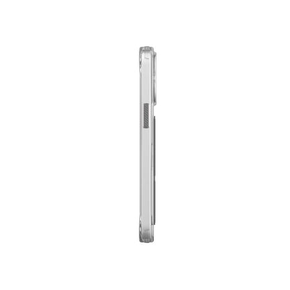 Apple iPhone 15 Pro Max Kılıf SkinArma Şeffaf Renk Geçişli Airbag Tasarımlı Standlı Cosmo Kapak Gri
