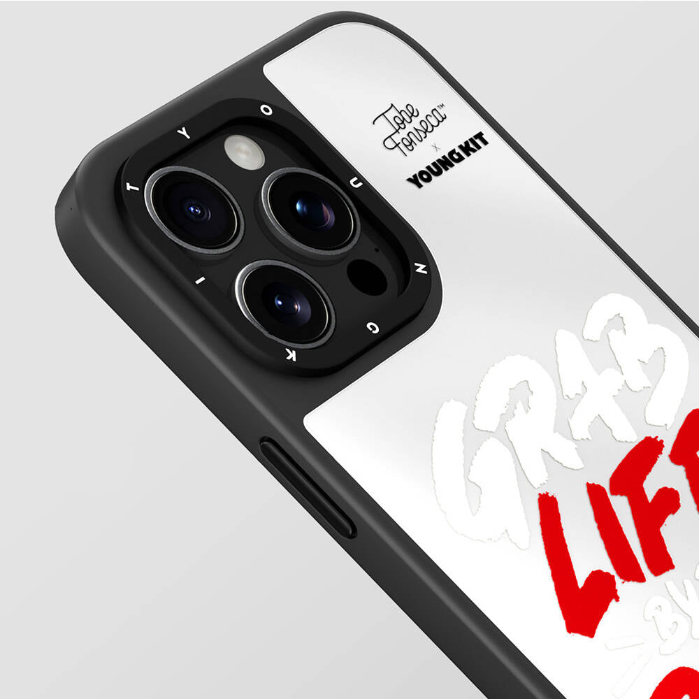 Apple iPhone 15 Pro Max Case Tobias Fonseca Design Youngkit Mirror Cover Red 