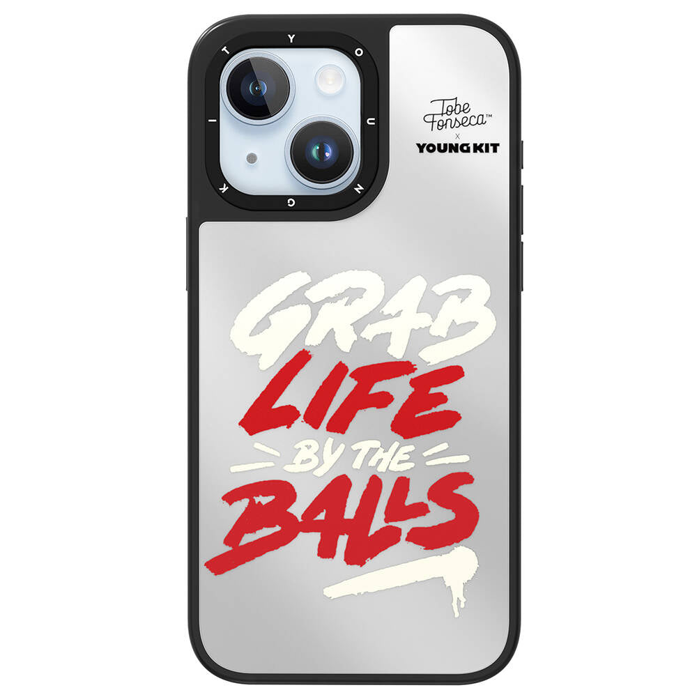 Apple iPhone 15 Pro Max Case Tobias Fonseca Design Youngkit Mirror Cover Pink 