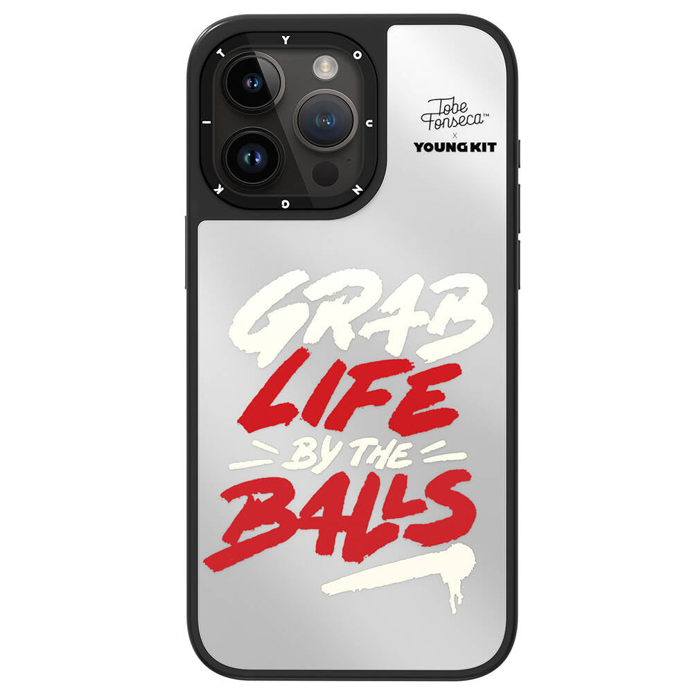Apple iPhone 15 Pro Max Case Tobias Fonseca Design Youngkit Mirror Cover Red 