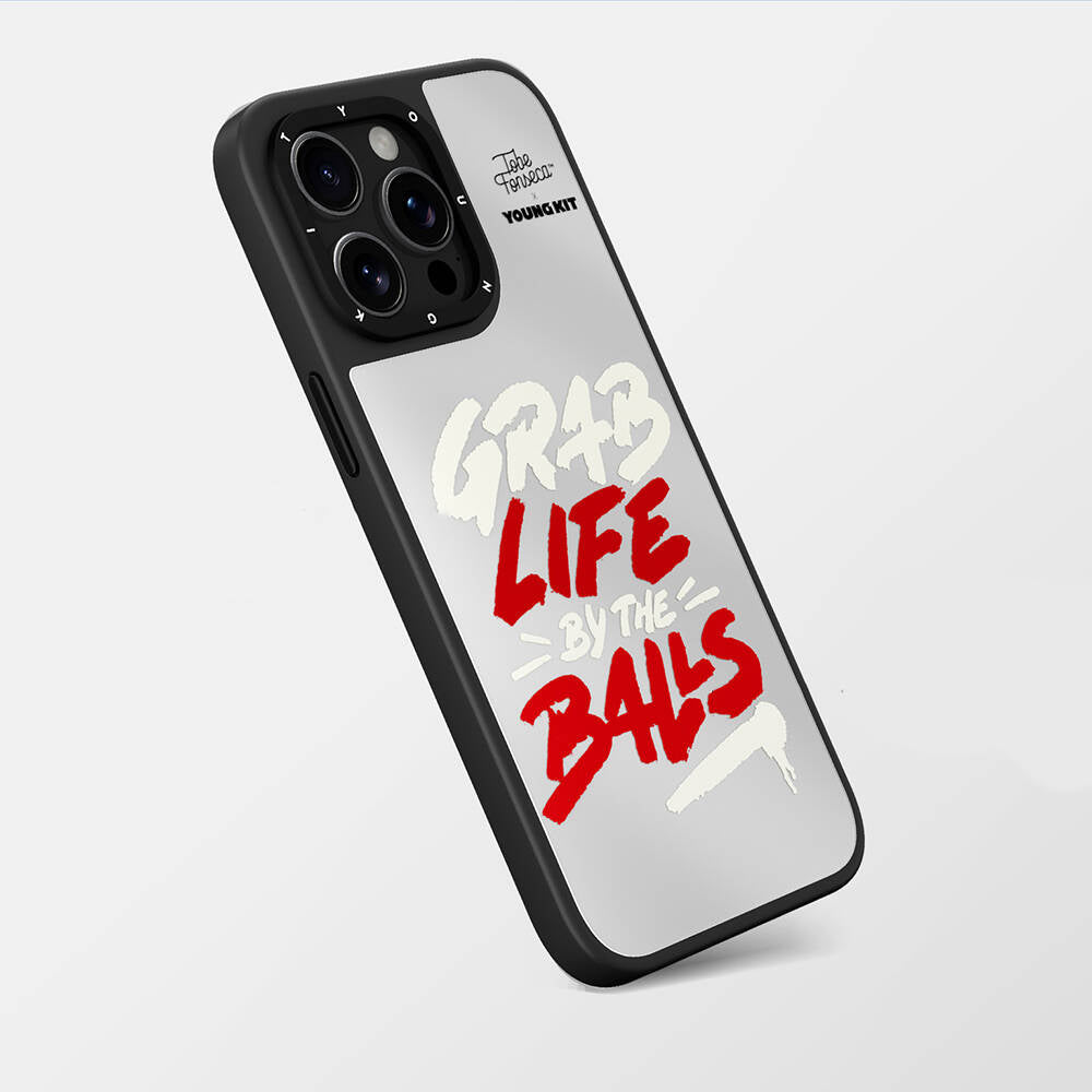 Apple iPhone 15 Pro Max Case Tobias Fonseca Design Youngkit Mirror Cover Red 