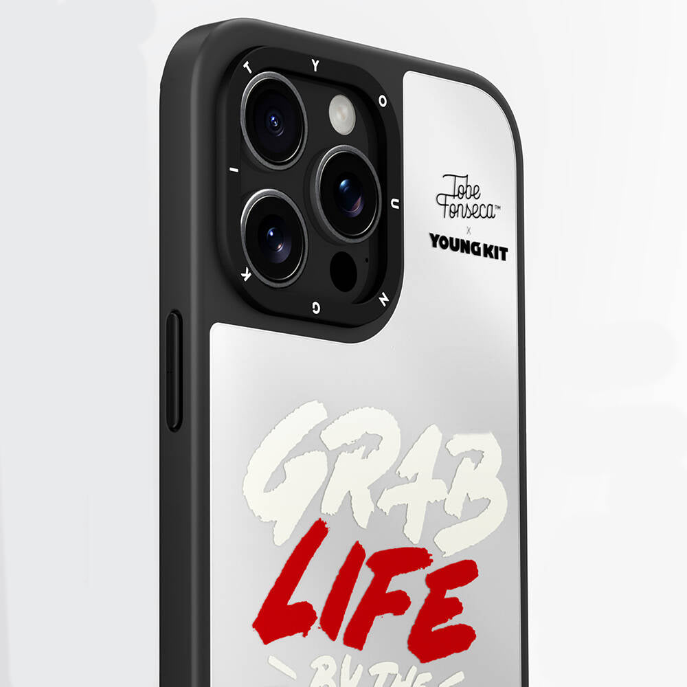 Apple iPhone 15 Pro Max Case Tobias Fonseca Design Youngkit Mirror Cover Red 