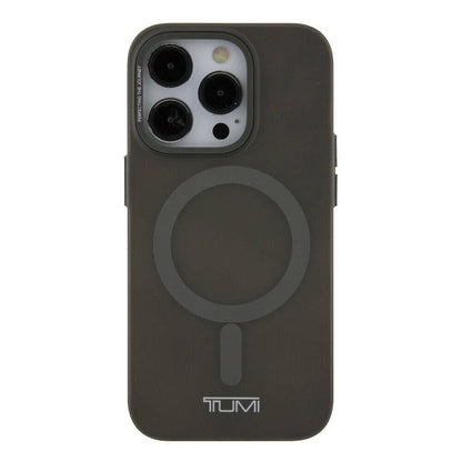 Apple iPhone 15 Pro Max Kılıf TUMI Orjinal Lisanslı M-safe Şarj Özellikli Buzlu Mat Kapak Mor