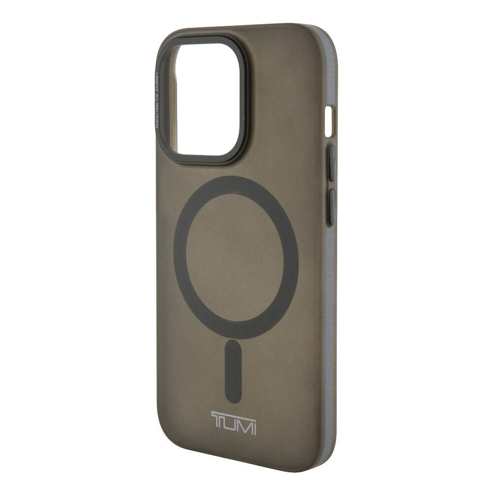 Apple iPhone 15 Pro Max Kılıf TUMI Orjinal Lisanslı M-safe Şarj Özellikli Buzlu Mat Kapak Olive