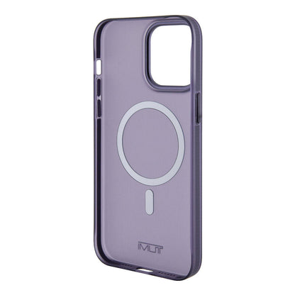 Apple iPhone 15 Pro Max Kılıf TUMI Orjinal Lisanslı M-safe Şarj Özellikli Buzlu Mat Kapak Mor