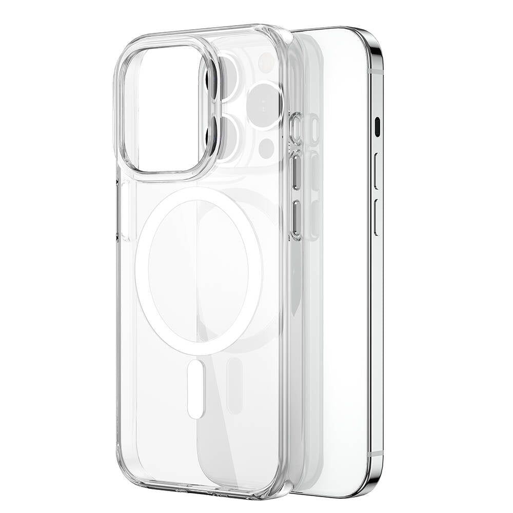Apple iPhone 15 Pro Max Case Wiwu BC-022 Transparent Cover with M-safe Charging Function Colorless 