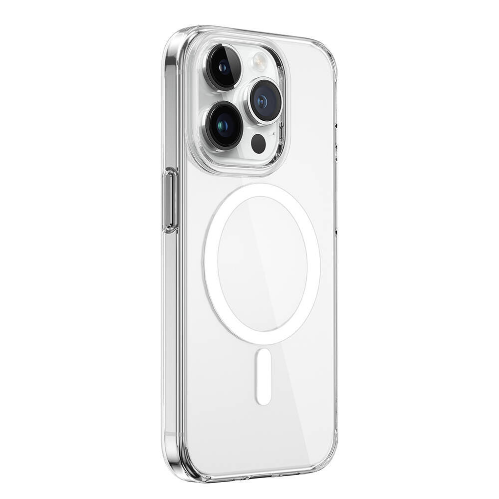 Apple iPhone 15 Pro Max Case Wiwu BC-022 Transparent Cover with M-safe Charging Function Colorless 
