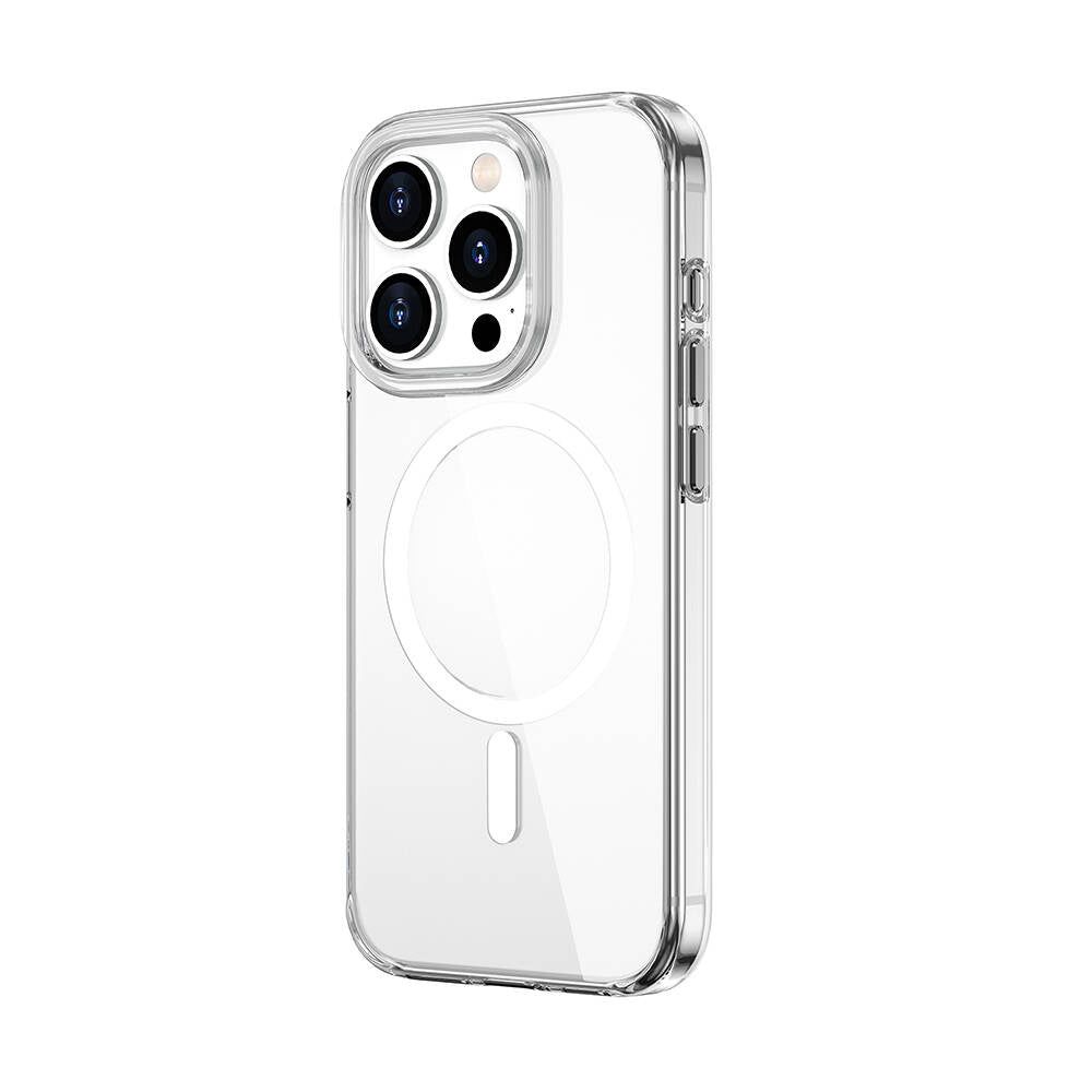 Apple iPhone 15 Pro Max Case Wiwu BC-022 Transparent Cover with M-safe Charging Function Colorless 