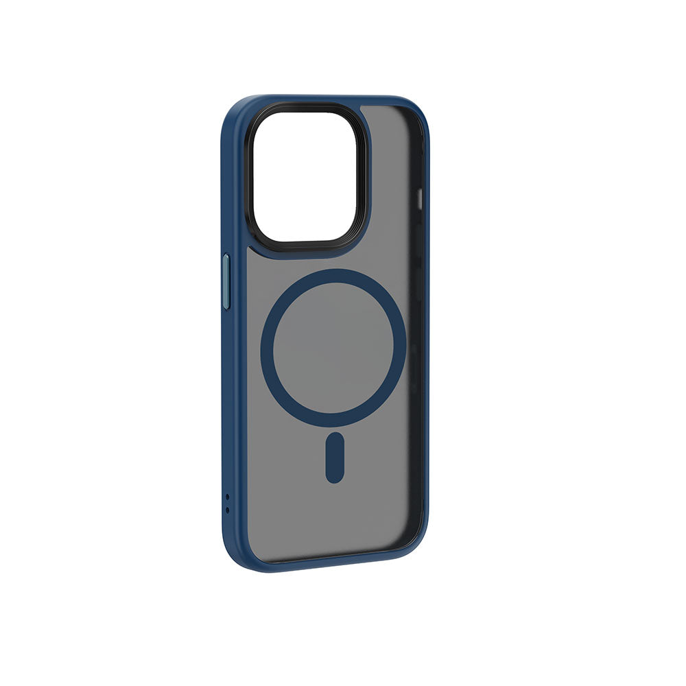 Apple iPhone 15 Pro Max Case Wiwu FGG-011 M-safe Charging Camera Protection Cover Black 