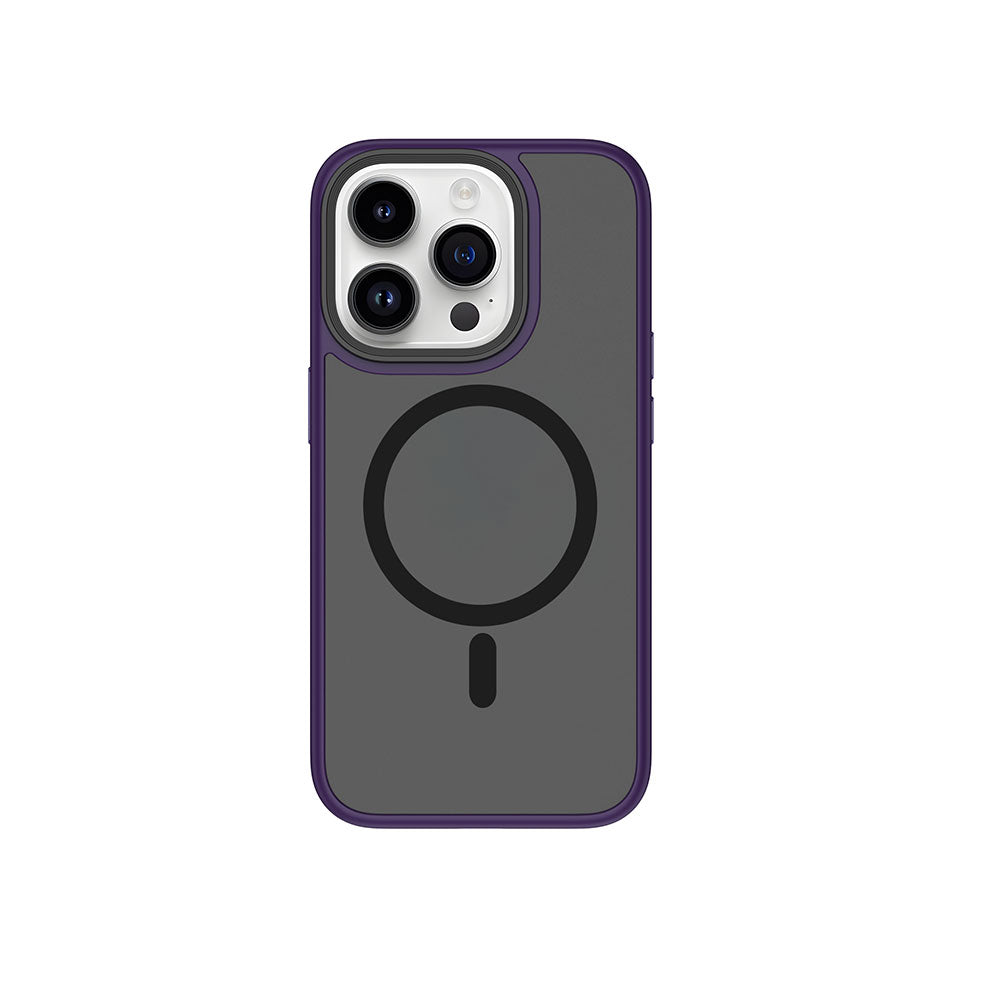 Apple iPhone 15 Pro Max Case Wiwu FGG-011 M-safe Charging Camera Protection Cover Black 