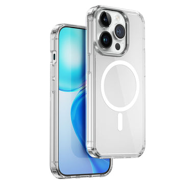 Apple iPhone 15 Pro Max Case Wiwu MCC-101 Magnetic Crystal Hard PC Cover Colorless 