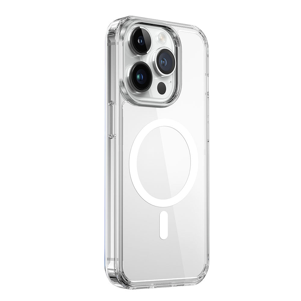 Apple iPhone 15 Pro Max Case Wiwu MCC-101 Magnetic Crystal Hard PC Cover Colorless 