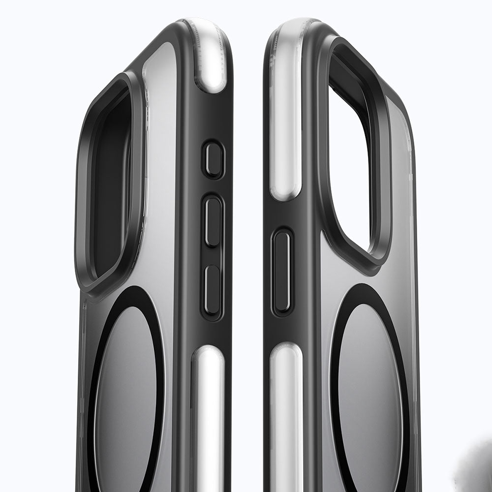 Apple iPhone 15 Pro Max Case Wiwu ZKK-012 M-safe Charging Feature Air Cushion Cover Black 