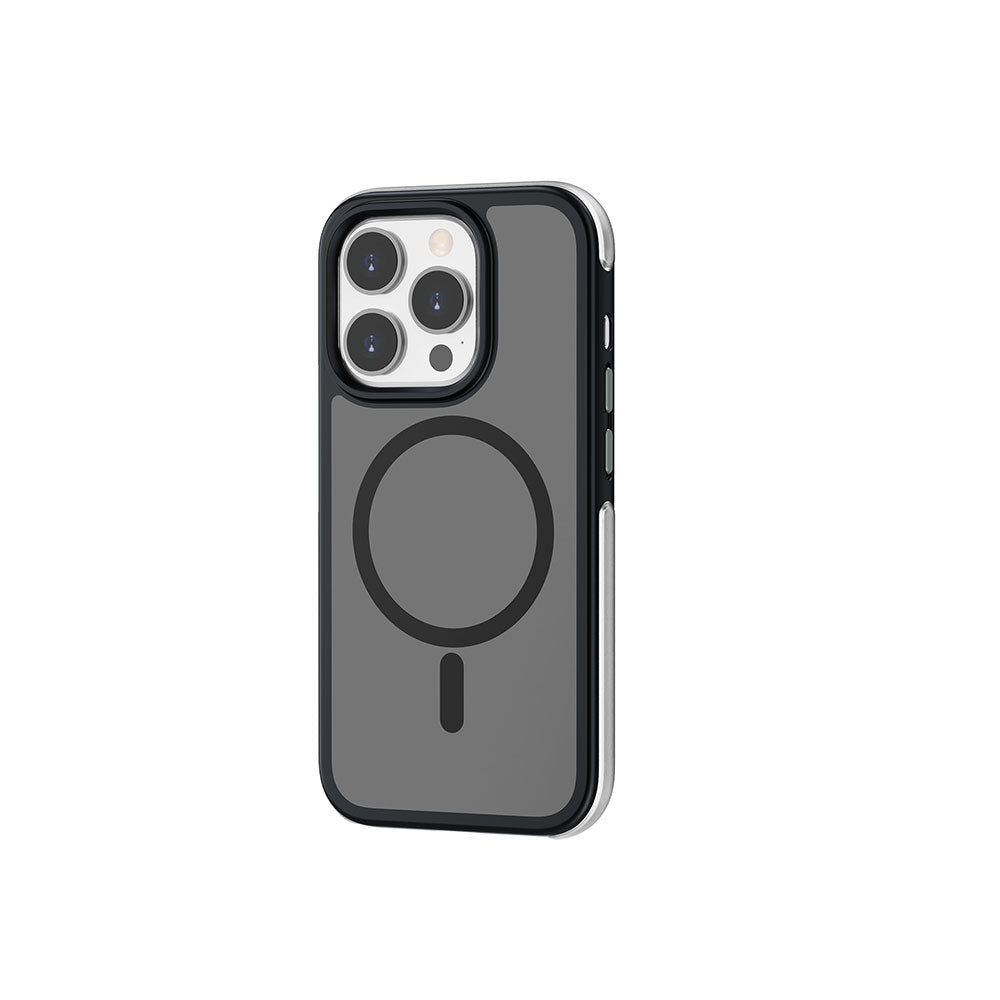 Apple iPhone 15 Pro Max Case Wiwu ZKK-012 M-safe Charging Feature Air Cushion Cover Black 