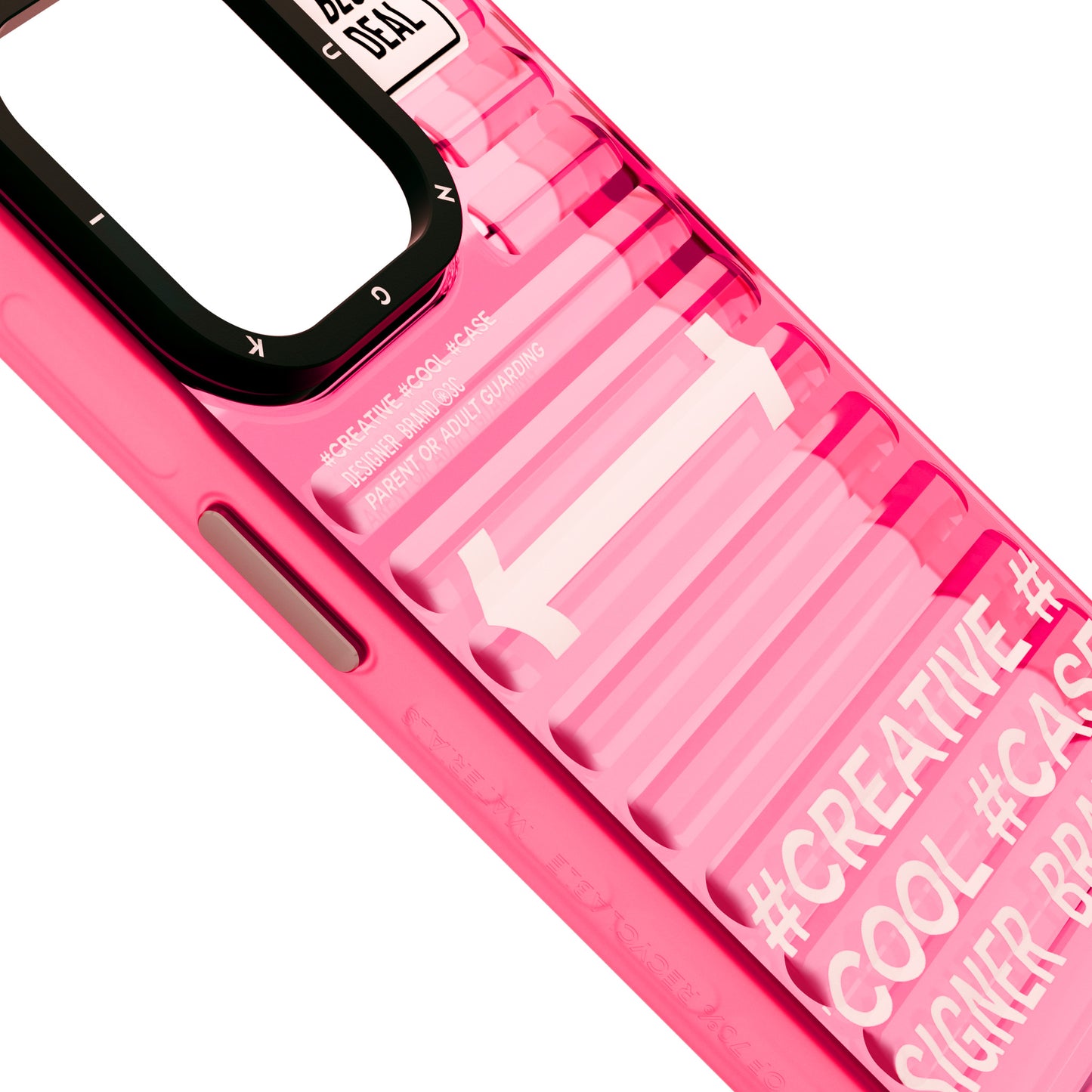 Apple iPhone 15 Pro Max Case YoungKit Luggage FireFly Series Cover Pink 