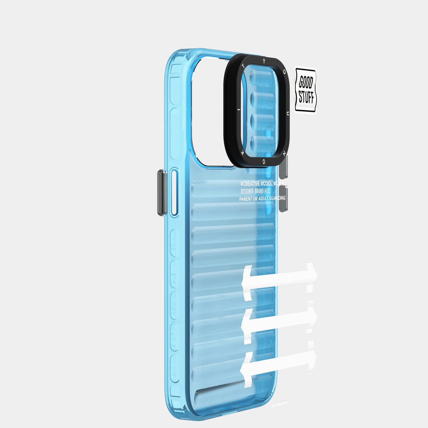 Apple iPhone 15 Pro Max Case YoungKit Luggage FireFly Series Cover Sierra Blue 