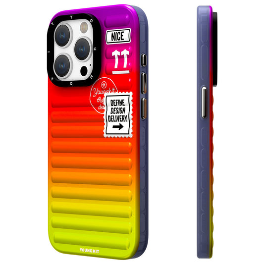 Apple iPhone 15 Pro Max Case YoungKit The Secret Color Series Cover Orange 