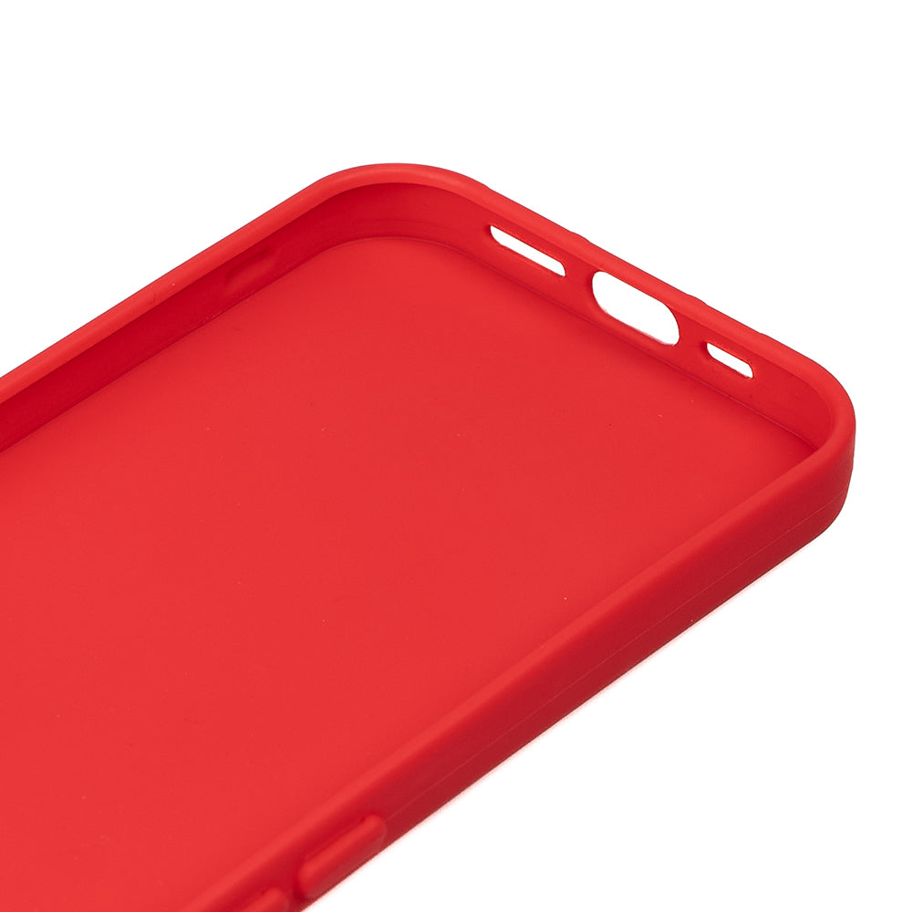 Apple iPhone 15 Pro Max Case Zore Bias Silicone Red