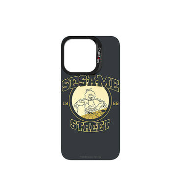Apple iPhone 15 Pro Max M-safe Şarj Özellikli Casebang Sesame Street Serisi Mıknatıslı Arka Panel Siyah