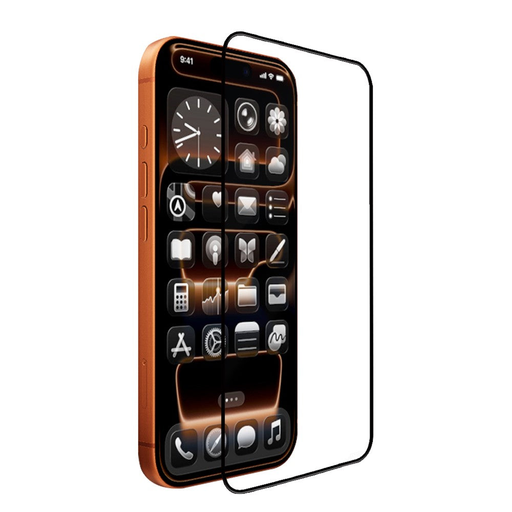 Apple iPhone 15 Pro Max Mohseven M6 HD Temperli Cam Ekran Koruyucu + Kolay Uygulama Aparatı