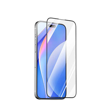 Apple iPhone 15 Pro Max Recci RSP-A05SD 3D HD Full Transparent Tempered Glass Screen Protector Black 