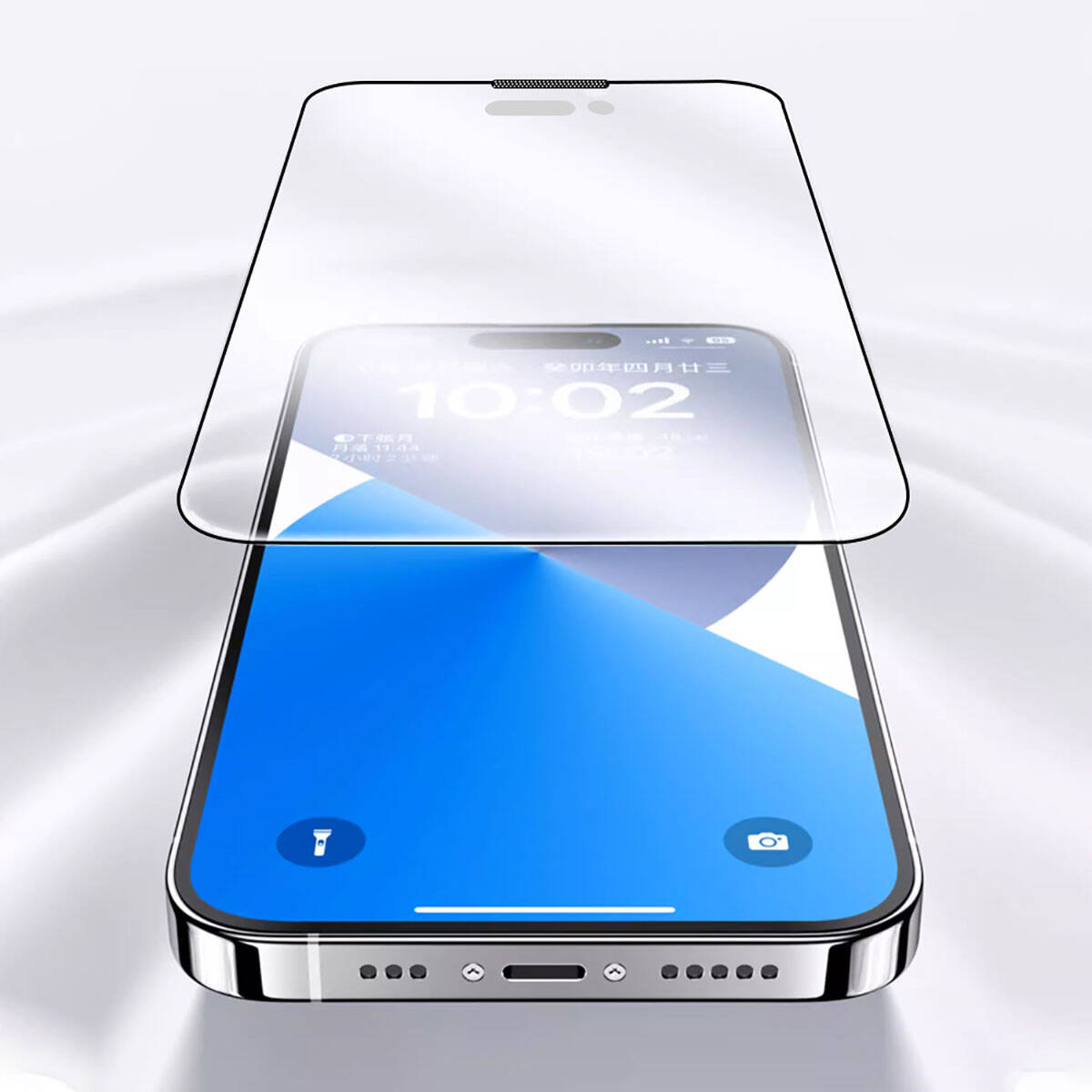 Apple iPhone 15 Pro Max Wiwu iVista Screen Matte Ultra Strong Tempered Matte Screen Protector Black 