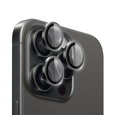 Apple iPhone 15 Pro Max Wiwu LG-003 Lens Guard Scratch Resistant Sapphire Camera Lens Protector Titanium 