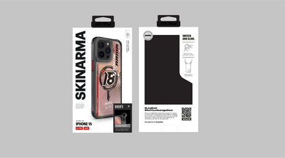 Apple iPhone 15 Pro SkinArma M-safe Şarj Özellikli Sticker Yapıştırmalı Drift Kapak Siyah