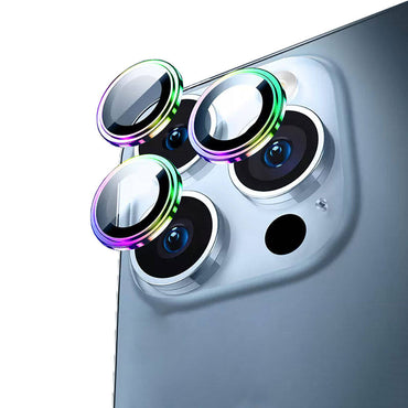 Apple iPhone 15 Pro Wiwu Lens Guard Metal Camera Lens Protector Navy Blue 