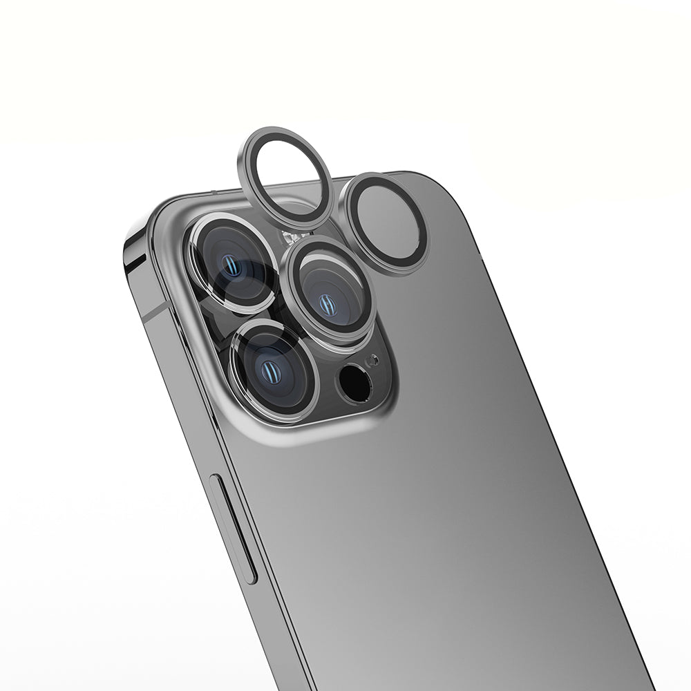 Apple iPhone 15 Pro Zore Micro Camera Lens Protector Black 