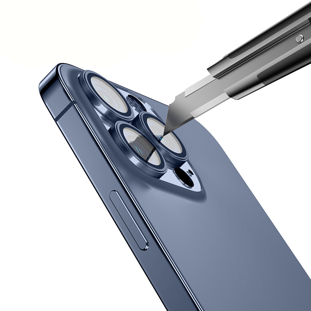 Apple iPhone 15 Pro Zore Micro Camera Lens Protector Black 