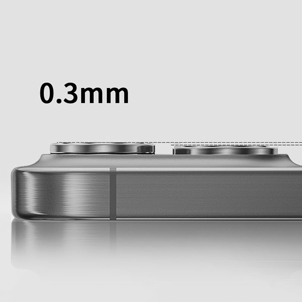 Apple iPhone 15 Pro Zore Micro Camera Lens Protector Black 