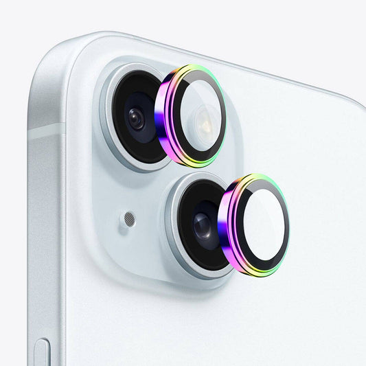 Apple iPhone 15 Wiwu Lens Guard Metal Camera Lens Protector Colorful 