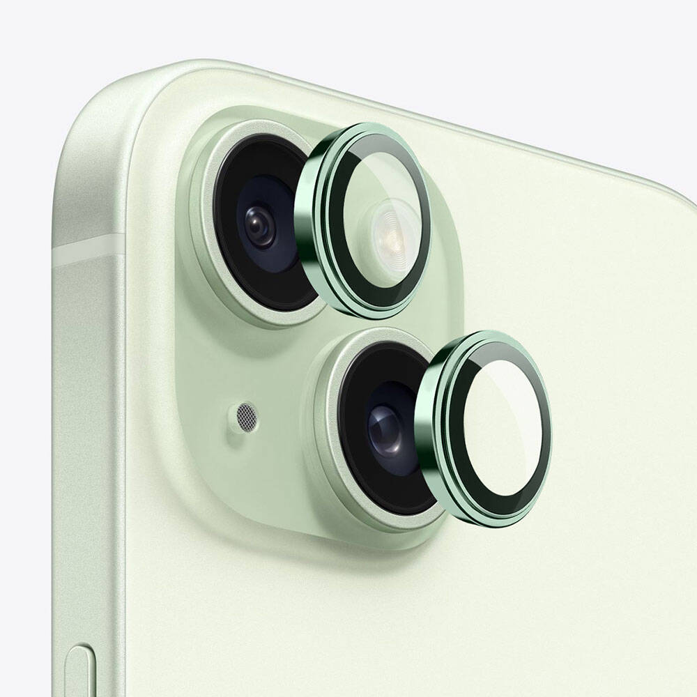 Apple iPhone 15 Wiwu Lens Guard Metal Camera Lens Protector Blue Light 